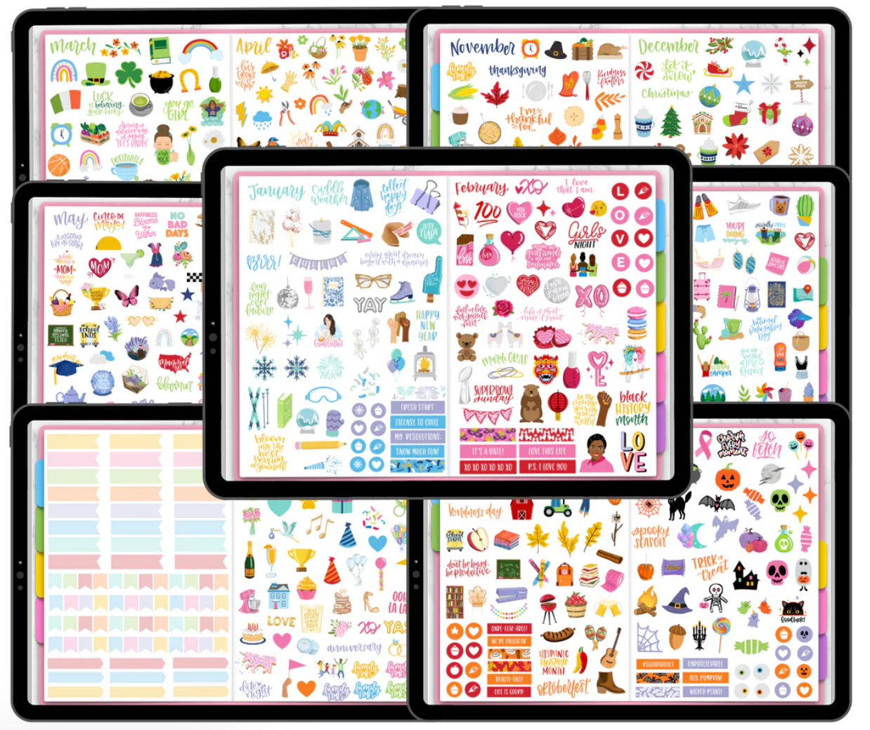 Widgets & Labels Pack - GlowUp Planners